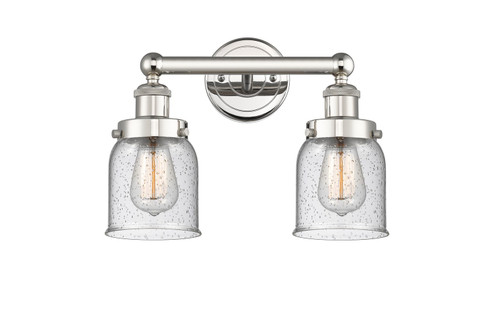 Edison Two Light Bath Vanity in Polished Nickel (405|616-2W-PN-G54)