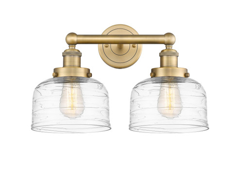 Edison Two Light Bath Vanity in Brushed Brass (405|616-2W-BB-G713)