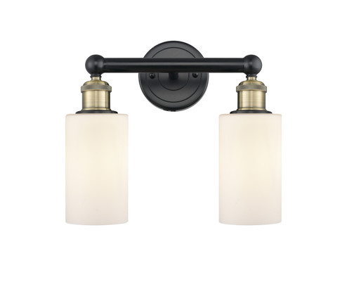 Edison Two Light Bath Vanity in Black Antique Brass (405|616-2W-BAB-G801)