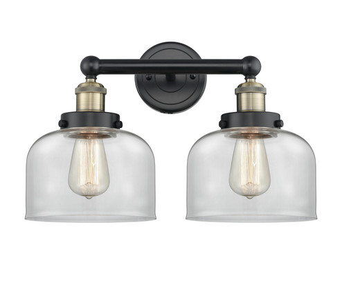 Edison Two Light Bath Vanity in Black Antique Brass (405|616-2W-BAB-G72)