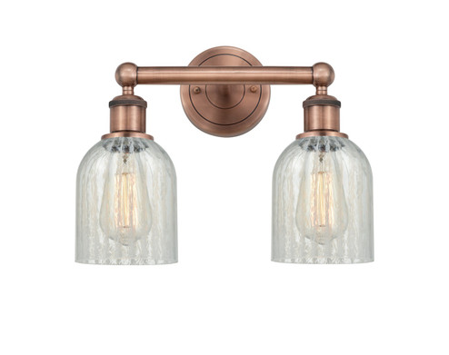 Edison Two Light Bath Vanity in Antique Copper (405|616-2W-AC-G2511)