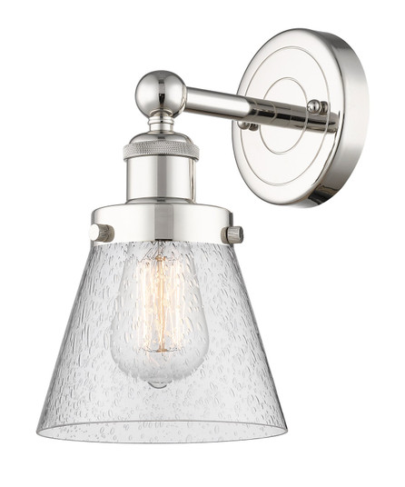 Edison One Light Wall Sconce in Polished Nickel (405|616-1W-PN-G64)