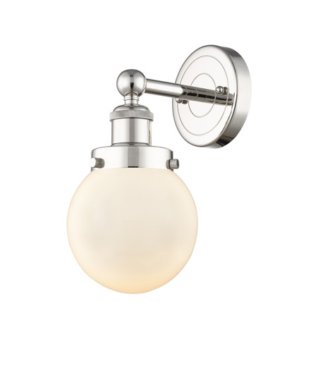 Edison One Light Wall Sconce in Polished Nickel (405|616-1W-PN-G201-6)