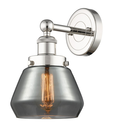 Edison One Light Wall Sconce in Polished Nickel (405|616-1W-PN-G173)