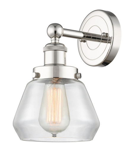 Edison One Light Wall Sconce in Polished Nickel (405|616-1W-PN-G172)
