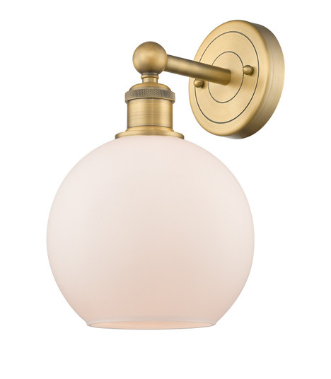 Edison One Light Wall Sconce in Brushed Brass (405|616-1W-BB-G121-8)
