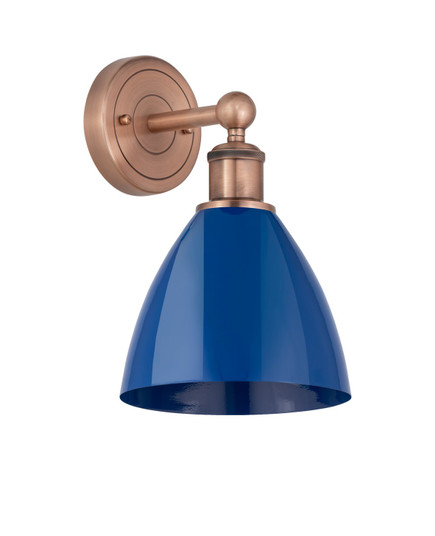 Edison One Light Wall Sconce in Antique Copper (405|616-1W-AC-MBD-75-BL)