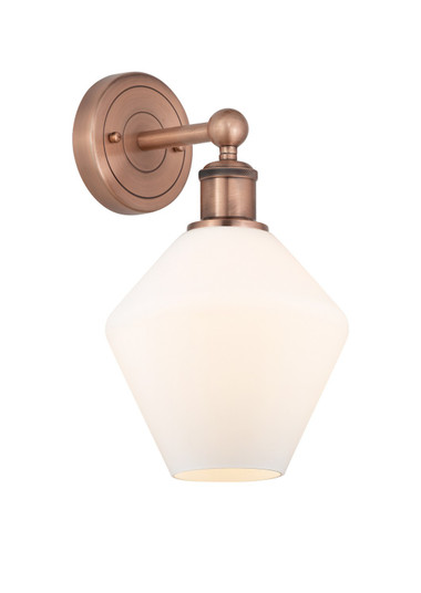 Downtown Urban One Light Wall Sconce in Antique Copper (405|616-1W-AC-G651-8)