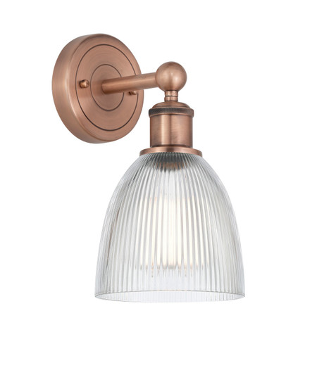 Edison One Light Wall Sconce in Antique Copper (405|616-1W-AC-G382) Edison One Light Wall Sconce in Antique Copper (405|616-1W-AC-G382)