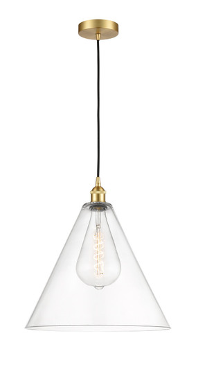 Edison One Light Pendant in Satin Gold (405|616-1P-SG-GBC-162)
