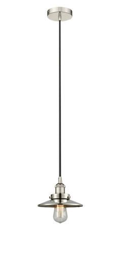 Edison One Light Pendant in Polished Nickel (405|616-1PH-PN-M1-PN)