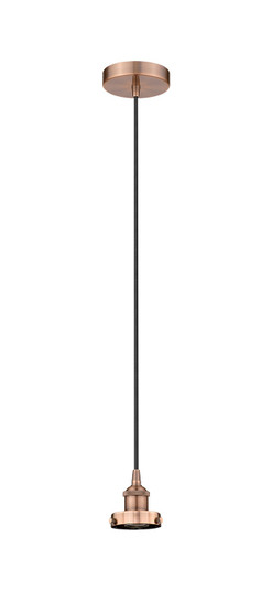 Edison One Light Mini Pendant in Antique Copper (405|616-1PH-AC)