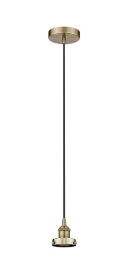 Edison One Light Mini Pendant in Antique Brass (405|616-1PH-AB)
