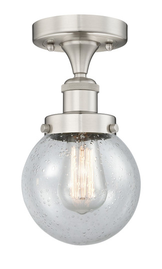 Edison One Light Semi-Flush Mount in Satin Gold (405|616-1F-SG-G202-6)