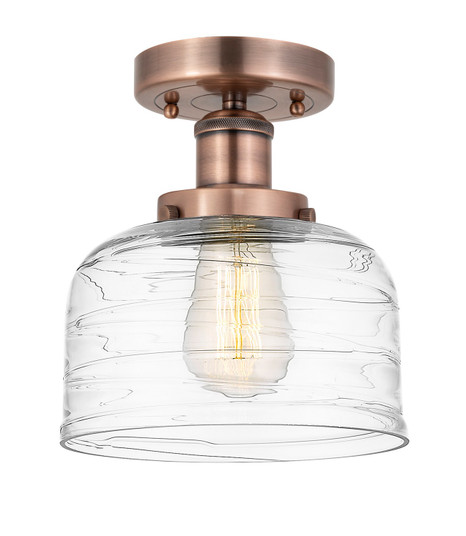 Edison One Light Semi-Flush Mount in Antique Copper (405|616-1F-AC-G713)