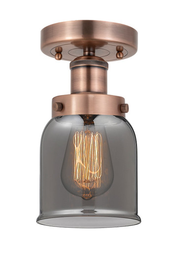 Edison One Light Semi-Flush Mount in Antique Copper (405|616-1F-AC-G53)