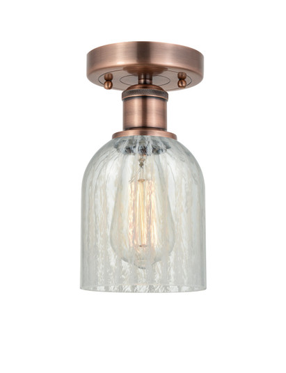 Edison One Light Flush Mount in Antique Copper (405|616-1F-AC-G2511)