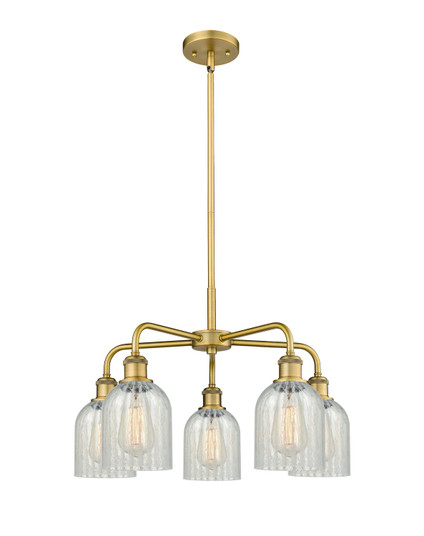 Ballston Five Light Chandelier in Brushed Brass (405|516-5CR-BB-G2511)