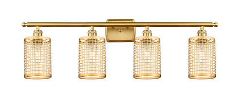 Downtown Urban LED Bath Vanity in Satin Gold (405|516-4W-SG-M18-SG)