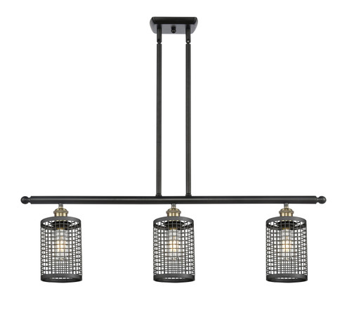 Downtown Urban LED Pendant in Black Antique Brass (405|516-3I-BAB-M18-BK)