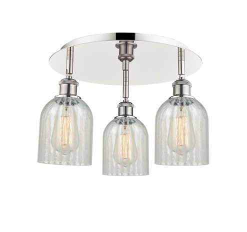 Ballston Three Light Semi-Flush Mount in Polished Nickel (405|516-3C-PN-G2511)
