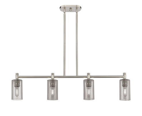 Downtown Urban LED Island Pendant in Polished Nickel (405|434-4I-PN-G434-7SM)
