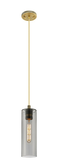 Downtown Urban LED Pendant in Brushed Brass (405|434-1P-BB-G434-12SM)