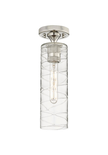 Downtown Urban One Light Flush Mount in Polished Nickel (405|434-1F-PN-G434-12DE)