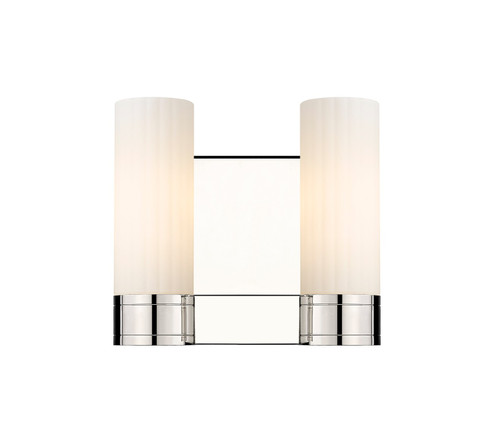 Downtown Urban LED Bath Vanity in Polished Nickel (405|429-2W-PN-G429-8WH)