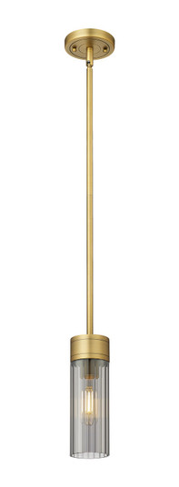 Downtown Urban One Light Pendant in Brushed Brass (405|429-1S-BB-G429-8SM)