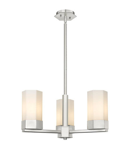 Downtown Urban LED Pendant in Satin Nickel (405|427-3CR-SN-G427-9WH)