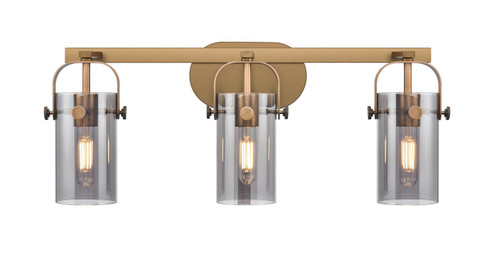 Downtown Urban LED Bath Vanity in Brushed Brass (405|423-3W-BB-G423-7SM)