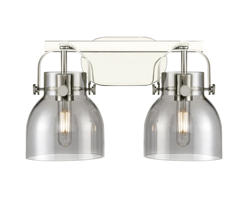 Downtown Urban LED Bath Vanity in Polished Nickel (405|423-2W-PN-G412-6SM)