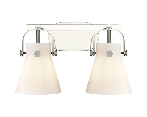 Downtown Urban LED Bath Vanity in Polished Nickel (405|423-2W-PN-G411-6WH)