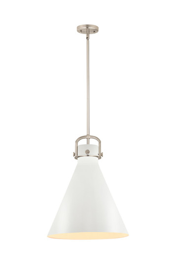 Downtown Urban One Light Pendant in Satin Nickel (405|410-1SL-SN-M411-16SN)