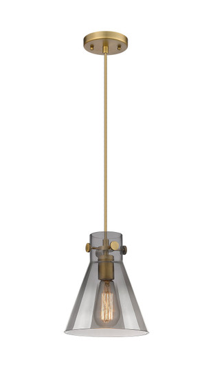 Downtown Urban One Light Pendant in Brushed Brass (405|410-1PS-BB-G411-8SM)