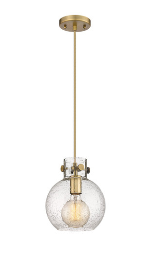 Newton One Light Mini Pendant in Brushed Brass (405|410-1PS-BB-G410-8SDY)