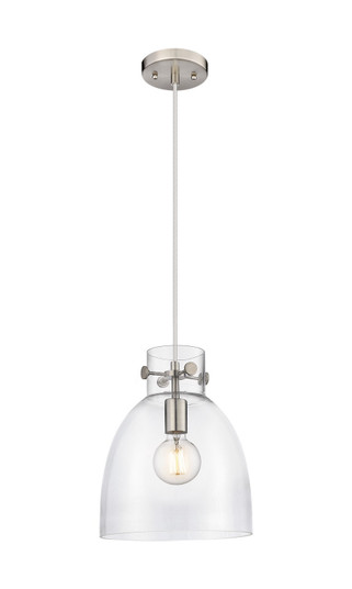 Downtown Urban One Light Pendant in Satin Nickel (405|410-1PM-SN-G412-10CL)