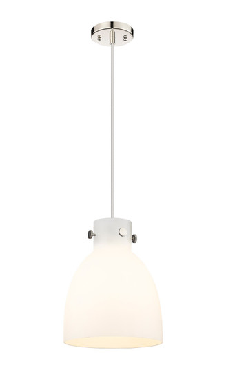Downtown Urban One Light Pendant in Polished Nickel (405|410-1PM-PN-G412-10WH)