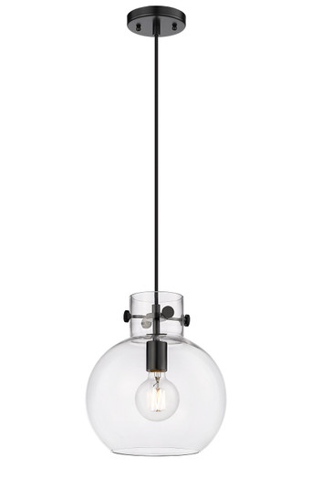 Downtown Urban One Light Pendant in Matte Black (405|410-1PM-BK-G410-10CL)