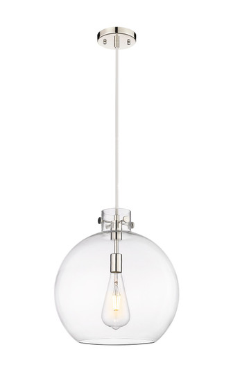 Newton One Light Pendant in Polished Nickel (405|410-1PL-PN-G410-16CL)