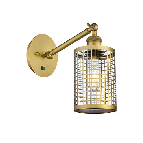 Downtown Urban LED Wall Sconce in Brushed Brass (405|317-1W-BB-M18-BB)