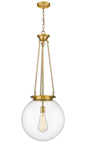 Essex One Light Pendant in Satin Gold (405|221-1P-SG-G202-16)