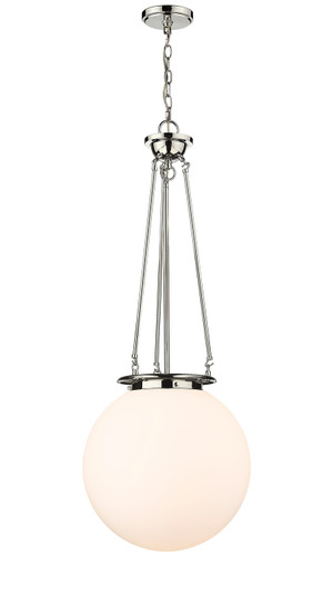 Essex One Light Pendant in Polished Nickel (405|221-1P-PN-G201-16)