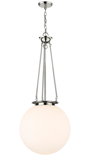 Essex One Light Pendant in Polished Nickel (405|221-1P-PN-G201-18)