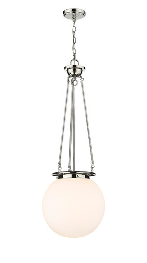 Essex One Light Pendant in Polished Nickel (405|221-1P-PN-G201-14)