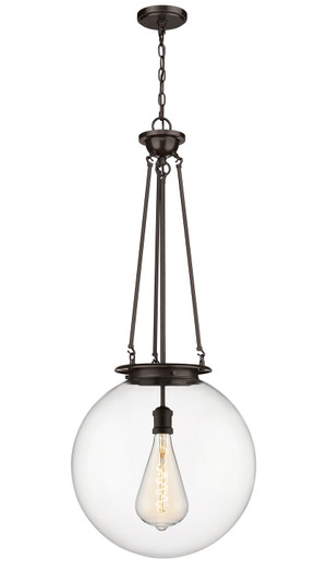 Essex One Light Pendant in Oil Rubbed Bronze (405|221-1P-OB-G202-18)