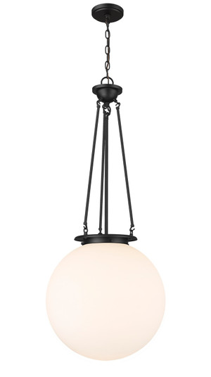 Essex One Light Pendant in Matte Black (405|221-1P-BK-G201-18)