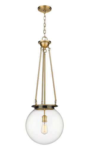 Essex One Light Pendant in Brushed Brass (405|221-1P-BB-G202-14)