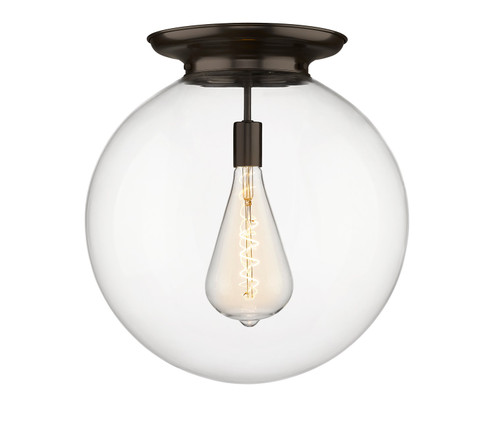 Essex One Light Flush Mount in Oil Rubbed Bronze (405|221-1F-OB-G202-18)